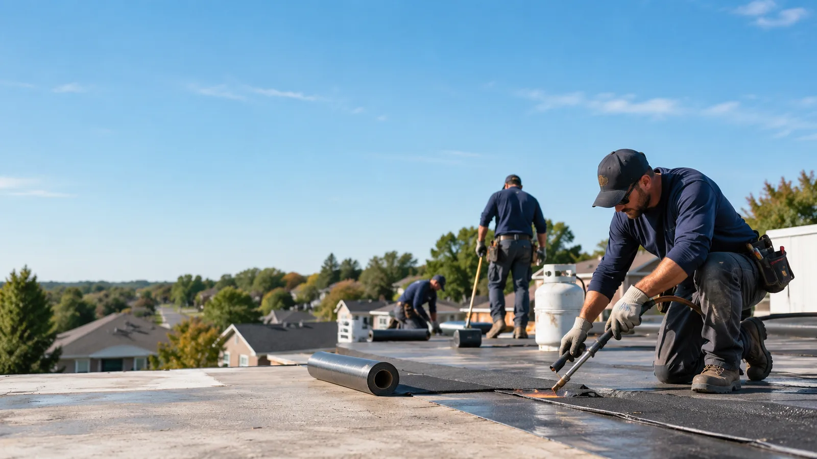 Flat Roof Leak Repair providers in Saunemin, IL